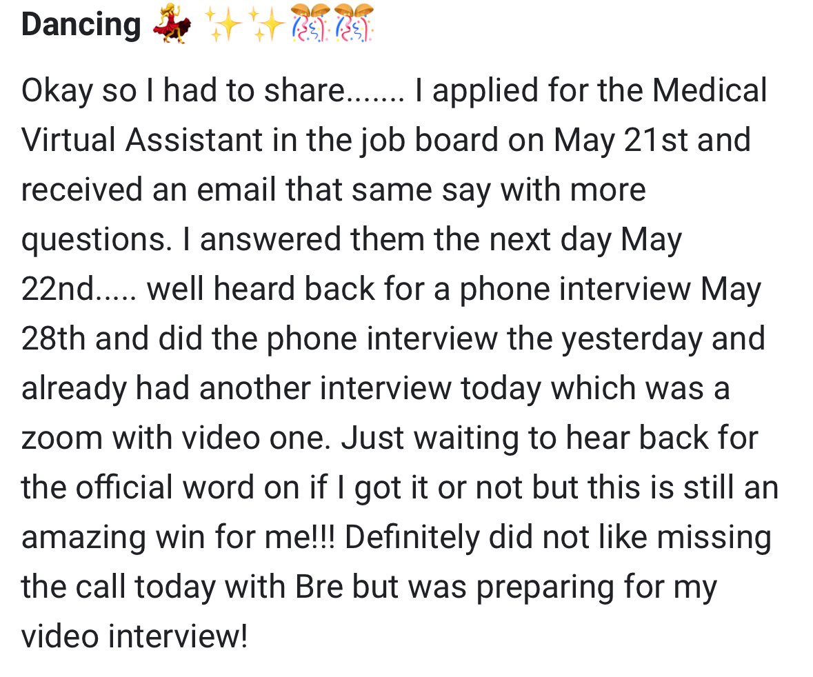 Medical VA win